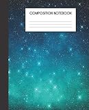 Composition Notebook: Twilight Fading Night Sky Pattern College Ruled Notebook Lined School Journal