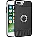 iPhone 7 Plus/8 Plus Case, iPhone 6s Plus/6 Plus case, Amuoc Heavy Duty Shockproof Anti-Scratch Case with 360 Degree Rotating Ring Grip kickstand for iPhone 7 Plus/8 Plus/6s Plus/6 Plus