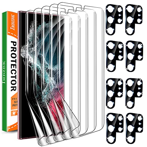 IMBZBK [6+9 Pack] For Samsung Galaxy S22 Ultra 5G S21 Plus Screen Protector [Not Glass Protector