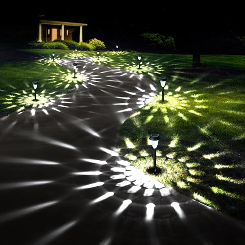 GIGALUMI Solar Lights Outdoor Waterproof Pathway