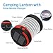 Solar Lantern, Brilex Camping Lantern Outdoor Tabletop Lantern Rechargeable Emergency Light Collapsible Flashlight , Solar or USB Chargeable for Outdoor Hiking Tent Garden