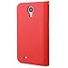 Galaxy S4 case,By HiLDA,Wallet Case for Samsung Galaxy S4/i9500,Premium PU Leather Case,Credit Card Holder,Flip Cover Case[Red]