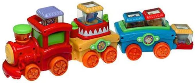 fisher price peek a blocks wagon