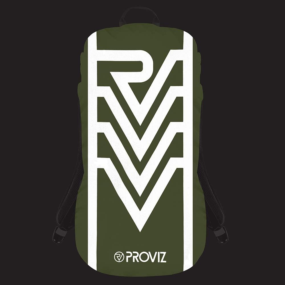 Proviz Classic Waterproof Reflective Backpack Rucksack Cover 35L, Hi Visibility Rain Cover, Yellow - Image 4