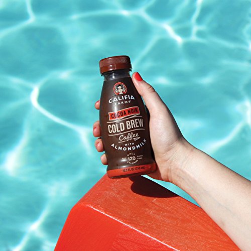 Califia Farms Cold Brew Coffee with Almondmilk, Dairy Free, Plant Milk, Vegan, Non-GMO, Cocoa Noir, 10.5 Oz (Pack of 12)