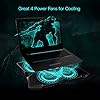 Laptop-Cooling-Pad-Gaming-Laptop-Cooler-Stand-with-4-Silent-Big-Fans-for-Notebook-Stable-cooler-for-laptop-2-USB-Powered-Fan-Compatible-up-to12-17-Control-Fan-Speed-for-PC-2021-New-Version LIANGSTAR Laptop Cooler, Laptop Cooling Pad with 4 Silent Big Fans at 1400RPM, Laptop Stand with Built-in Cable…
