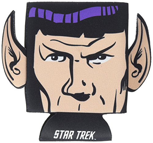 ICUP Star Trek Spock Diecut Ears Huggie/Koozie with Card, Clear