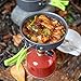 HUKOER Camping Cookware Mess Kit Backpacking Gear & Hiking Outdoors Campfire Cookware Cooking Utensils Ultralight 13 Pieces Cooking set Compact& Durable Pot Pan Bowls - Free Folding Spork, Nylon Bag