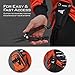 KastKing Cutthroat 7 inch Fishing Pliers, 420 Stainless Steel Fishing Tools, Saltwater Resistant Fishing Gear, Tungsten Carbide Cutters, 7'' Split Ring Nose, Black