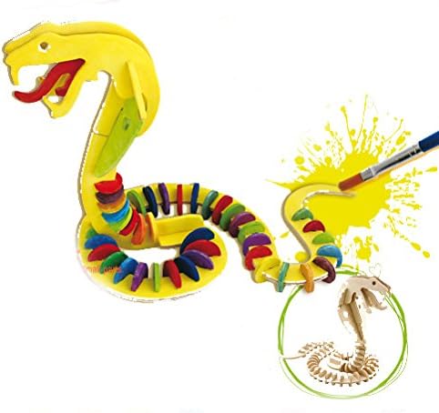Logica Puzzles, art. COBRA 3D Jigsaw Puzzle - 22 x 15 x 18 cm, 51 pcs Color Set