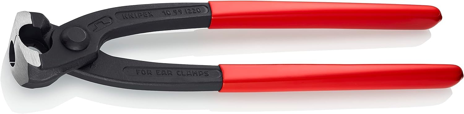 KNIPEX Ear Clamp Pliers with Plastic Coating 220 mm, 10 99 I220