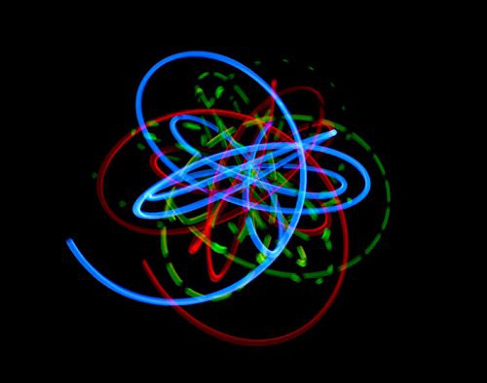 GloFX Exclusive Trans Morph 6-Led Orbit - Lights Spinning Lightshow Orbital Toy Rave Light