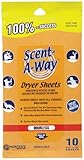 Hunters Specialties Scent A Way Unscented Dryer Sheets