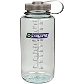 Nalgene Tritan Wide Mouth BPA-Free Water Bottle (Clear Seafoam, 32 Ounce)