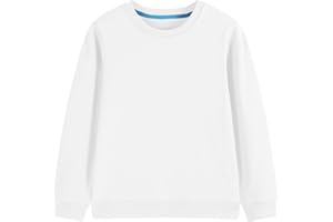 Juephe Kids Cotton Fashion Sweatshirts for Boys Girls Toddlers Long Sleeve medium-weight Pullover Tops Clothes for Age 2-14