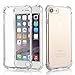 Topist iPhone 7 Case, Slim Crystal Clear Anti-Shock Soft TPU Protective Case with Electroplate Frame for iPhone 7, Scratch Resistant (Clear)