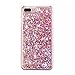 iPhone 6s Plus case,iphone 6 Plus case, liujie Liquid, Cool Quicksand Moving Stars Bling Glitter Floating Dynamic Flowing Case Liquid Cover for Iphone 6 Plus 5.5 inch(Christmas pink)