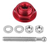 Qiilu Universal Quick Release Latch Push Button Low Profile Hood Pins Lock Car Lock Clip Kit 1.25