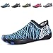 EQUICK Water Shoes Barefoot quick dry Aqua Sports Sneakers Slip on for Men Women Kids Updated size