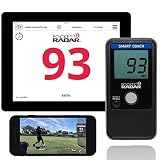 Pocket Radar Smart Coach/Bluetooth App Enabled Radar Gun Allows Remote Display and Speed in Video