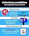 Royal Elements Clear Printable Vinyl Sticker Paper - 10 Sheets 8.5