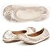 DREAM PAIRS Girl's Flexsole Summer Ballet Flats Comfortable Slip On Elastic Ballerina Shoes (Toddler/Little Girl)