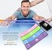 Skin-Friendly Non Latex Resistance Loop Bands Set 4 - Best Home Fitness Exercise Bands for Legs, Workout, Physical Therapy, Pilates, Yoga & Rehab - Mobility and Strength - 10in x 2in PGBP