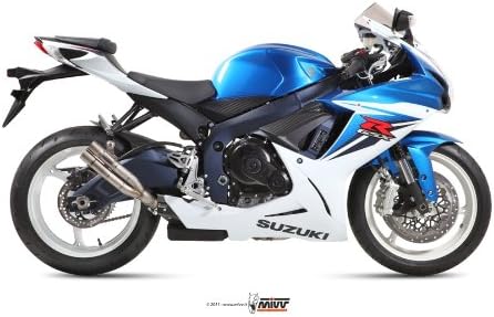S.036.LDG Mivv Exhaust Muffler Double Gun Titanium Gsx R 750 2016
