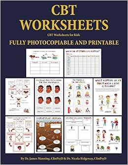 amazon com cbt worksheets for kids cbt worksheets cbt worksheets for child therapists in training cbt child formulation worksheets cbt thought records for other useful photocopiable cbt worksheet 9781839463716 manning james ridgeway