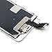 recyco Compatible LCD Screen Replacement for iPhone 6S Plus - New Display with Gold Home Button Front Camera+ Proximity Sensor+ Ear Speaker Full Touch Digitizer Assembly Frame + Tools(White Color)
