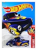 Hot Wheels, 2016 HW Flames, '41 Willys [Dark Blue] #96/250