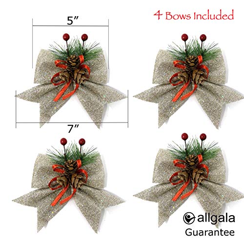 1 allgala+Christmas+Decorative+Treetopper+Champagne