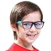 Cyxus Blue Light Blocking Glasses for Kids Anti Eyestrain Eyewear UV Protection Eyeglasses Blue Frame (CYGS0114)