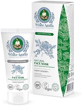 Agafia White Natural Vegan Face Mask up to 35yrs 50ml