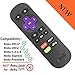 Amaz247 ARC101 Standard IR Replacement Remote for Roku 1, Roku 2, Roku 3, Roku 4 (HD, LT, XS, XD), Roku Express, Roku Premiere, Roku Ultra; DO NOT Support Roku Stick or Roku TV primary