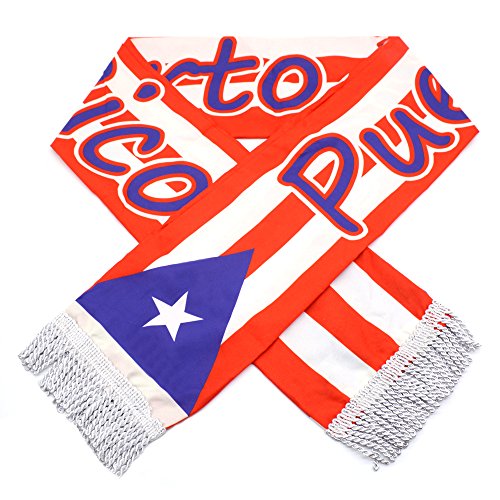Soccer Suit Fans Scarf, Puerto Rico Soccer Scarf
