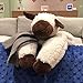 Huggaroo Weighted Lap Pad Lamb- Sensory Stuffed Animals - 3.6 lb Large 29 x 8 in for Anxiety and Autism Comfort – Stocking Stuffer