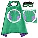 (Hulk) ROXX Superhero Superman Kids Girl And Boy Cape and Mask Costume for Child