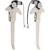 SCITOO Power Window Regulator w/Motor for Ford F-150/Bronco 1981-1996 | Front Left Right for 1981-1983 for Ford F-100, 1981-1997 for Ford F-250/F-350 | 2 Pins| OE#741-674, 741-754