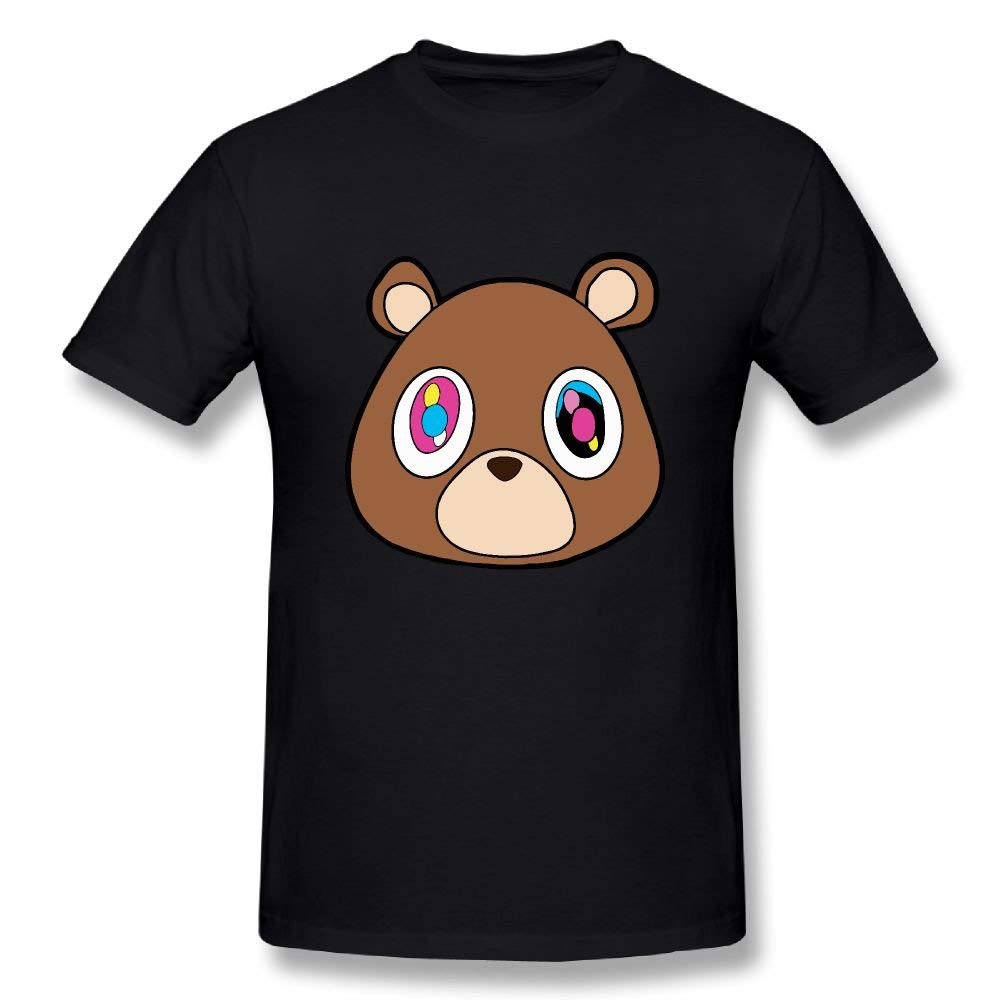 Kanye West Bear Round Neck Fashion Casual Graphic Short Sleeve Tees Tops Inspired Design Funny Gift T Shirt