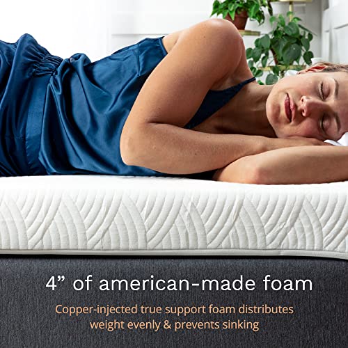 ViscoSoft 4 Inch Active Cooling Memory Foam Mattress Topper Full Made