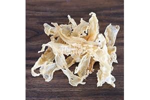 XLSEAFOOD Sun Dried Wild Caught New Zealand Ling Fish Fishmaw#55 AAA 美国旭龙行野生淡干特级新西兰鳕鱼胶#55 鱼肚花胶(2年鱼龄，50-60片/磅) (0.5LB)