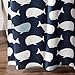 Lush Decor Whale Shower Curtain - Fabric Ocean Fish Animal Print Design for Kids, 72