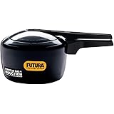 Futura Hawkins 3-Litre Hard Anodized Induction Compatible Pressure Cooker, Small, Black
