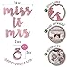 Bachelorette Party Decorations Supplies - Rose Gold Bridal Shower Set - Classy Bride to Be Sash - Pink Wall Banner Decoration - Miss to Mrs Decor - Rose Gold Confetti Balloons 36inch - Love Balloon