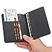 Fintie Passport Holder, Slim Travel Wallet RFID Blocking Card Case Cover Passport Cover Protector Essentials with Credit Card Slots for Women/Men, Black