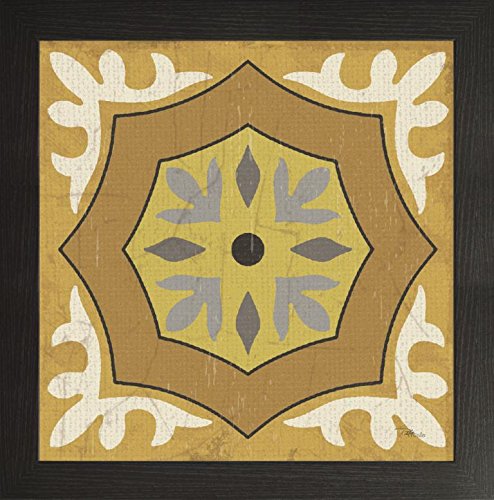 Frame Company Watson Range Golden Glow Square XII by Pela Studio, Photo Frame - 12 x 12 Inches, Black