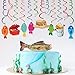 Kody's 30CT Fishing Party Supplies Hanging Swirl Decorations Birthday Party Decorations O-Fish-Ally Party Supplies Little Fisherman First Birthday Camping Theme Kit