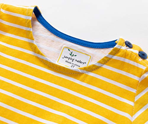 image for WRHJZW Kids Girls Cotton Dress Short Sleeves Casual Summer Cartoon Oce