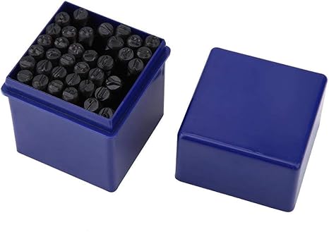 Amazon Co Jp Rockyin 36個セット 5mm スチール製 アルファベット文字 数字スタンプパンチダイツールキット おもちゃ